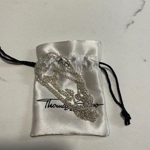 Thomas Sabo 18” long silver necklace